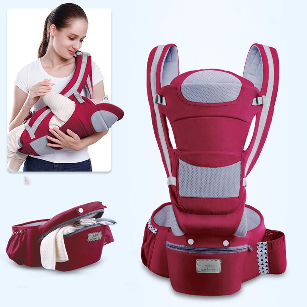 Porte-Bébé Ergonomique avec Siège de Hanche – Confort & Sécurité