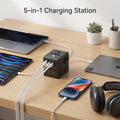 Station de Charge 5-en-1 35W – USB-C & USB-A Charge Rapide