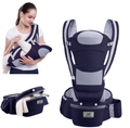 Porte-Bébé Ergonomique avec Siège de Hanche – Confort & Sécurité