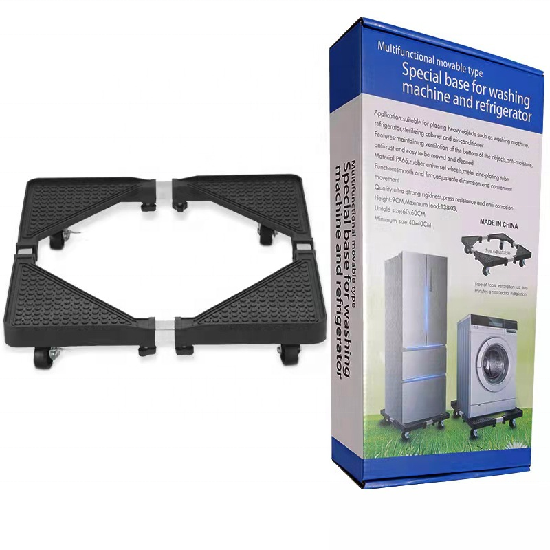 Support Mobile Réglable Lave-Linge & Réfrigérateur