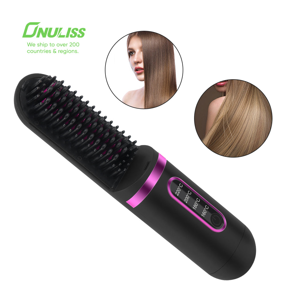 Brosse Lissante Électrique ONULISS – Lissage Rapide & Professionnel