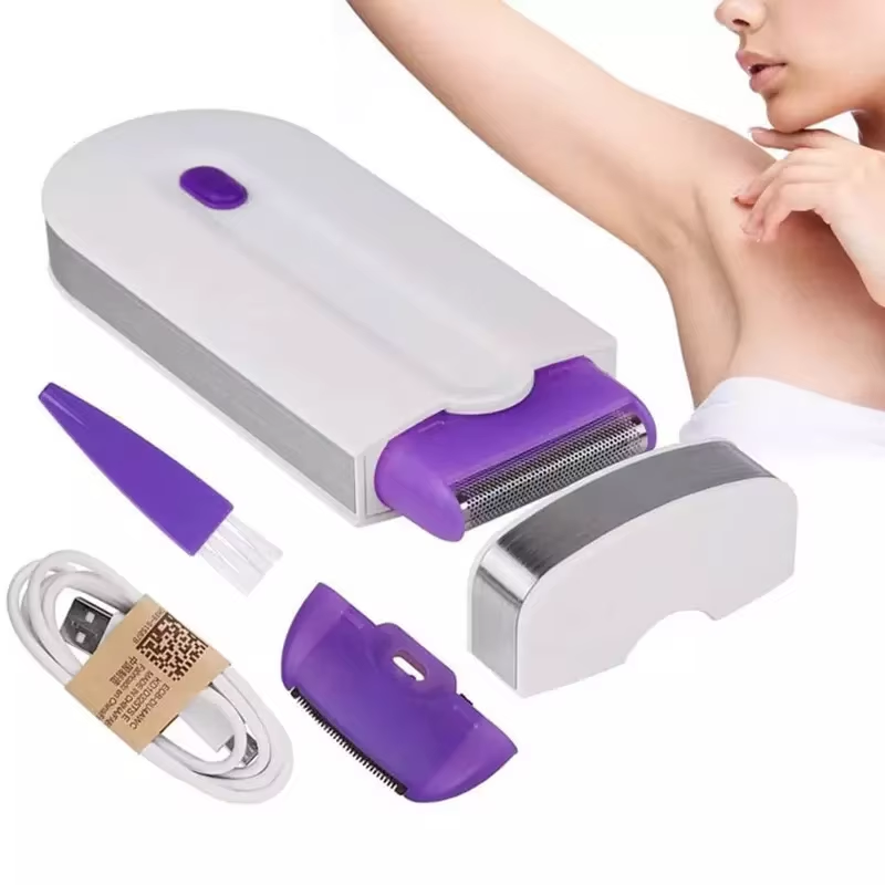 Épilateur Féminin Électrique Rechargeable – Sans Douleur