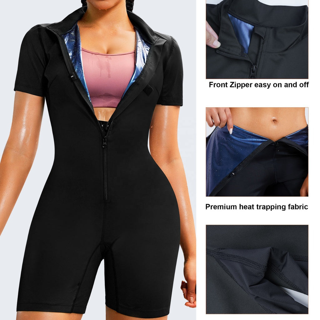 Combinaison Sauna Femme – Body Sculptant Thermique Amincissant