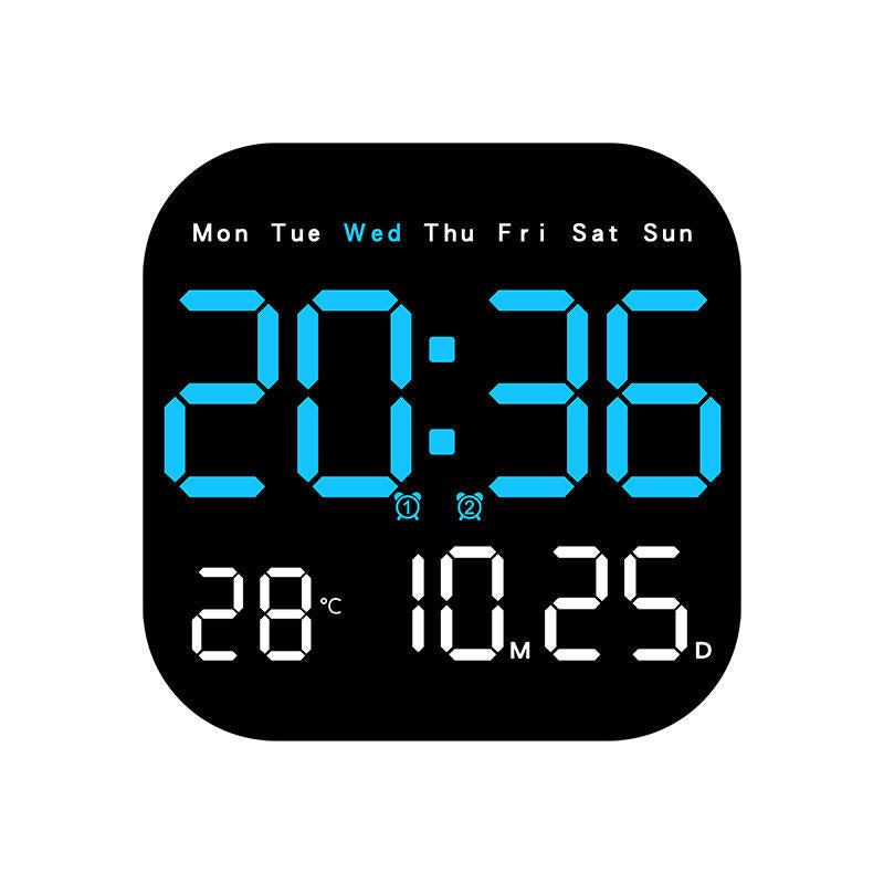 Horloge LED Digitale – Affichage Heure, Température & Date