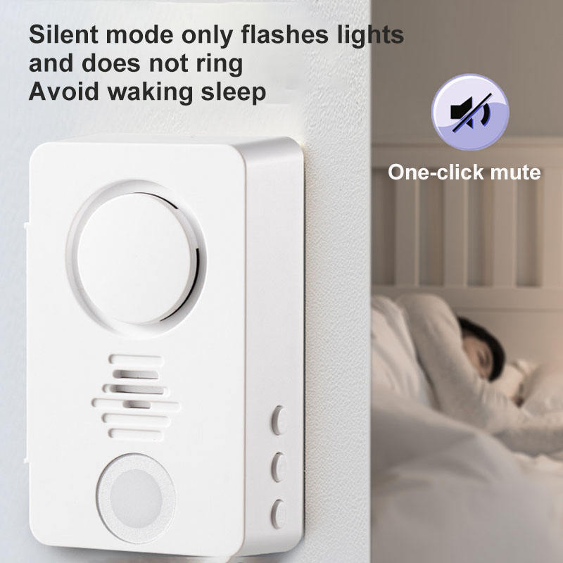Sonnette Sans Fil Intelligente – Mode Silencieux & Bouton d'Appel