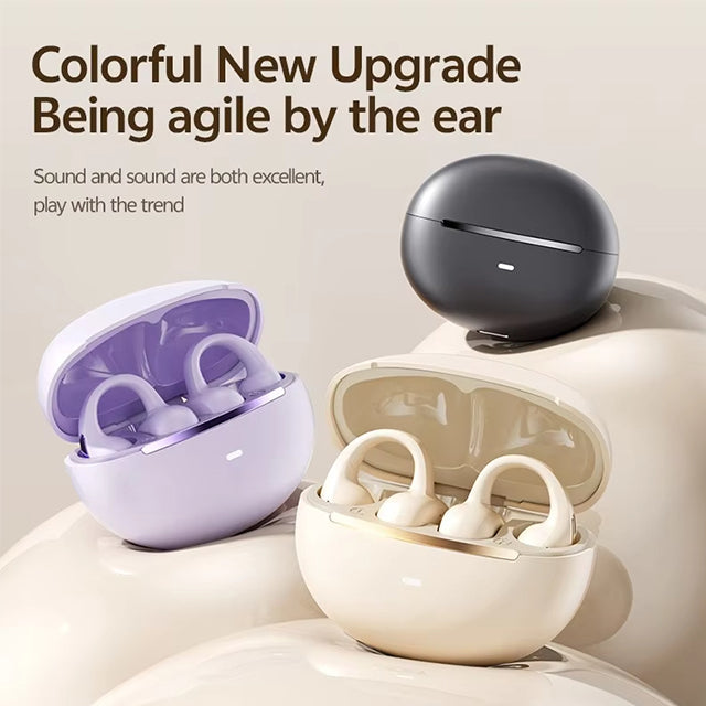 Écouteurs Sans Fil Open-Ear TWS – Confort & Son Premium