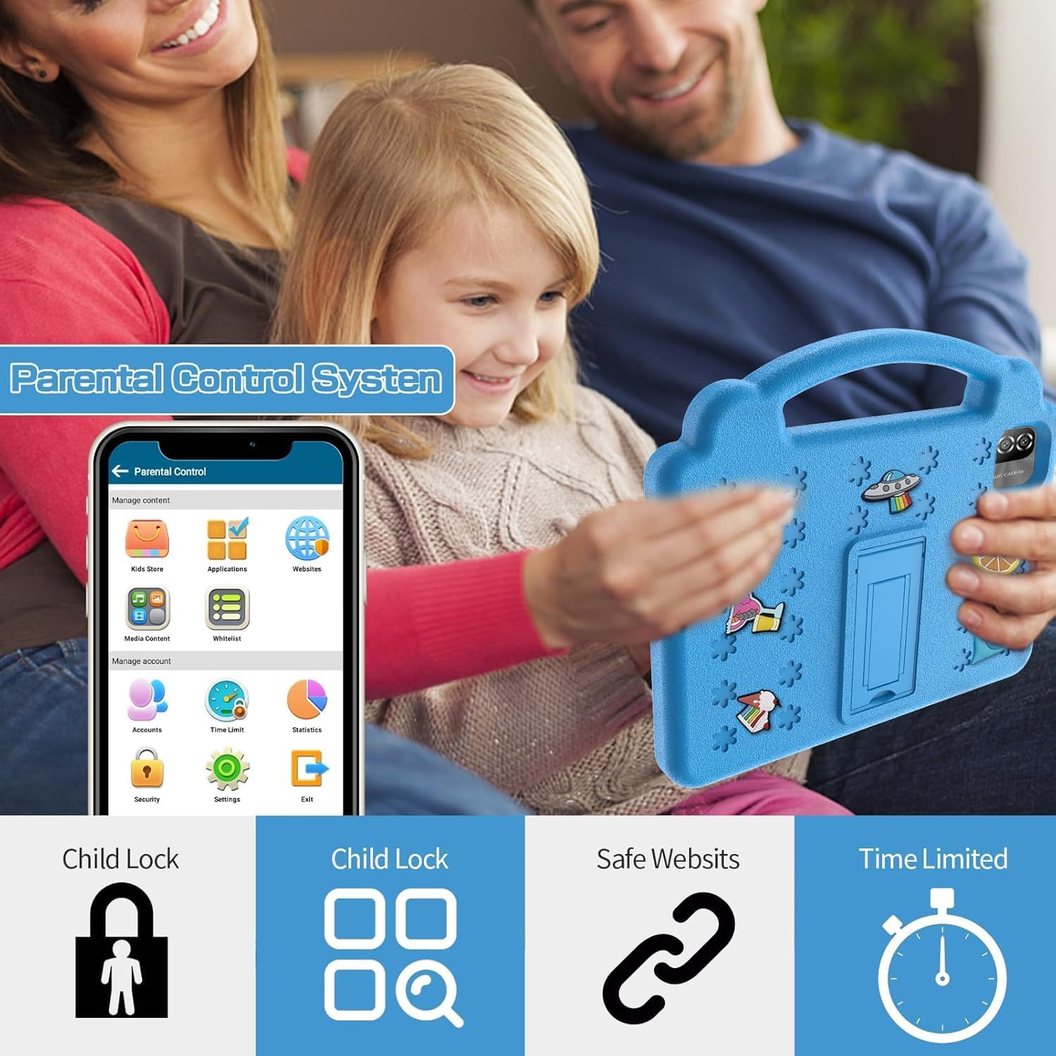 Tablette Enfant ATOUCH WE6 – Jeux Éducatifs