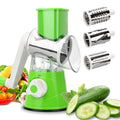 Râpe Légumes Rotative Manuelle – 3 Tambours Interchangeables