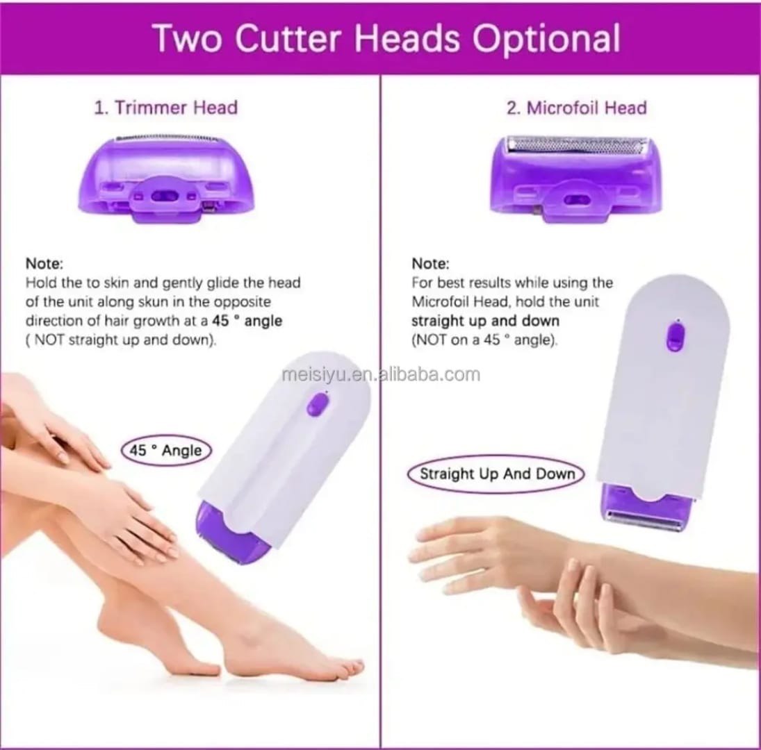 Épilateur Féminin Électrique Rechargeable – Sans Douleur