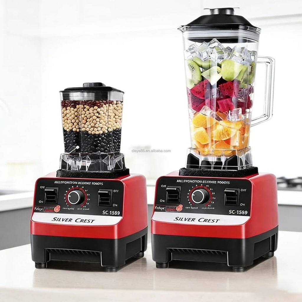 Mixeur Électrique 2-en-1 Silver Crest SC-1589 1500W