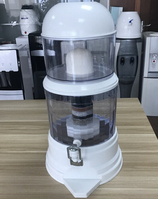 Filtre à Eau en Céramique Coréen 16L – Alcalin, Auto-Nettoyant, Usage Domestique & Extérieur