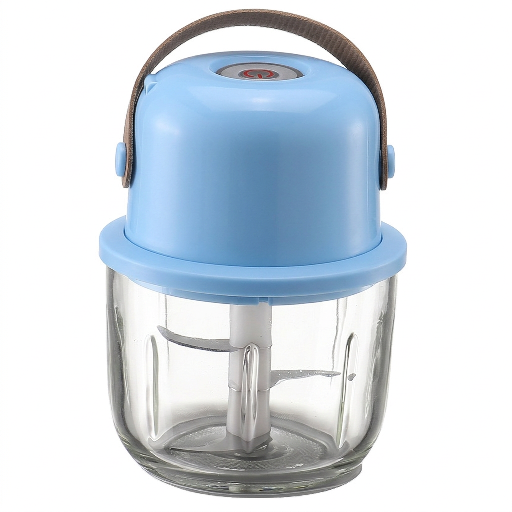 Mini Hachoir Électrique Multifonction – Bol en Verre