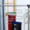 Cintre Multi-Pantalons en Inox 5 Niveaux - Organisateur Dressing