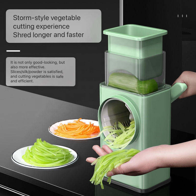 Râpe Légumes Rotative Manuelle - Multifonction Cuisine
