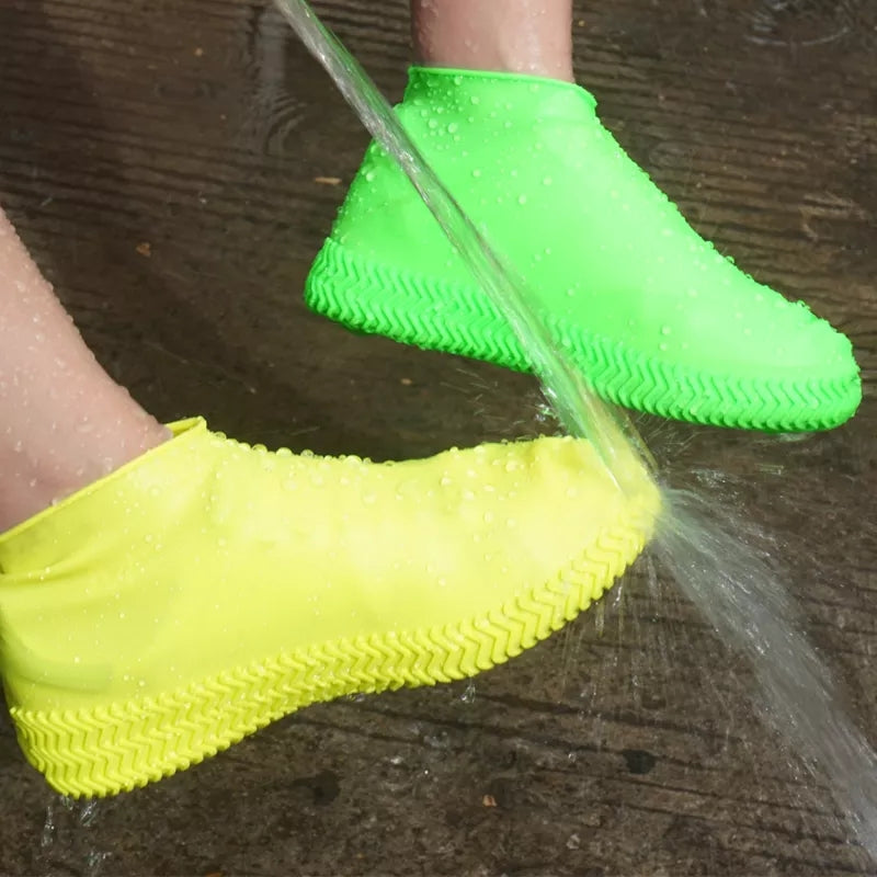Couvre-Chaussures Impérméables en Silicone - Anti-Pluie Réutilisables