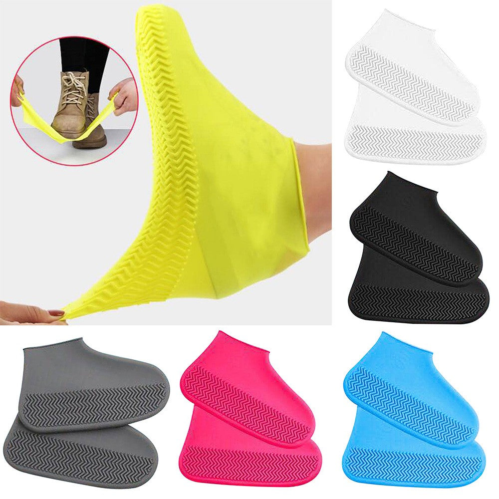 Couvre-Chaussures Impérméables en Silicone - Anti-Pluie Réutilisables